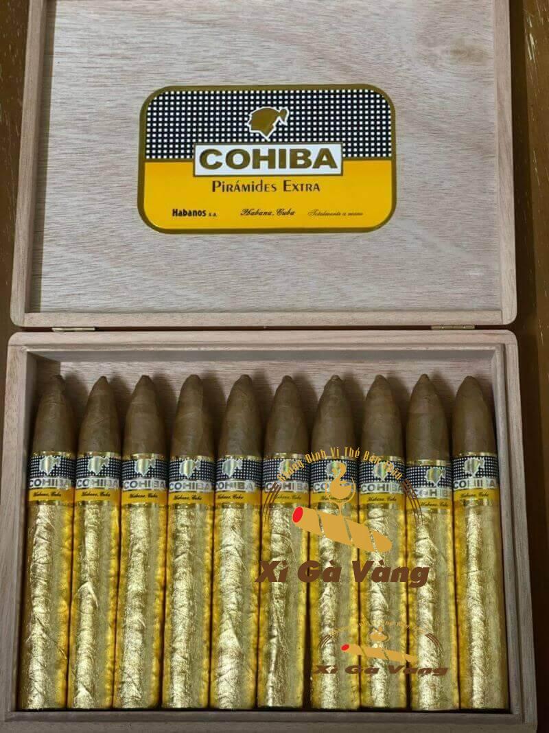 Xì gà vàng Cohiba Piramides là món quà tặng quý giá